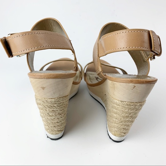 Sam Edelman ‘Korinne’ Nude Platform Wedge Sandal - Picture 3 of 8